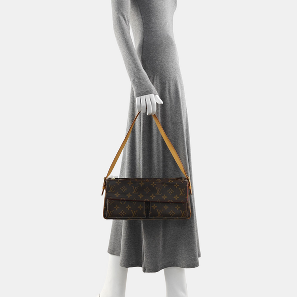 VIVA CITE Monogram Coated Canvas Brown