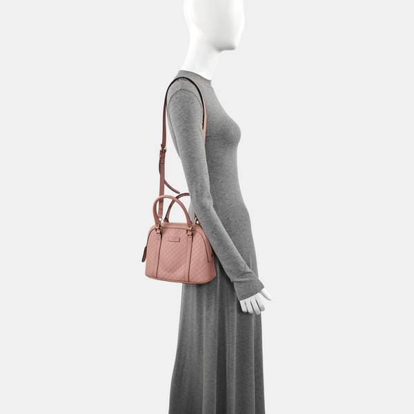 Microguccissima Monogram Calfskin Pink