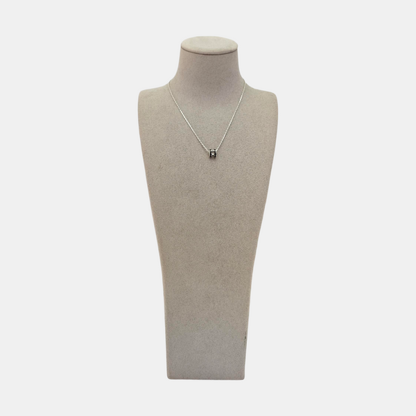Pop H Metal Silver Necklace