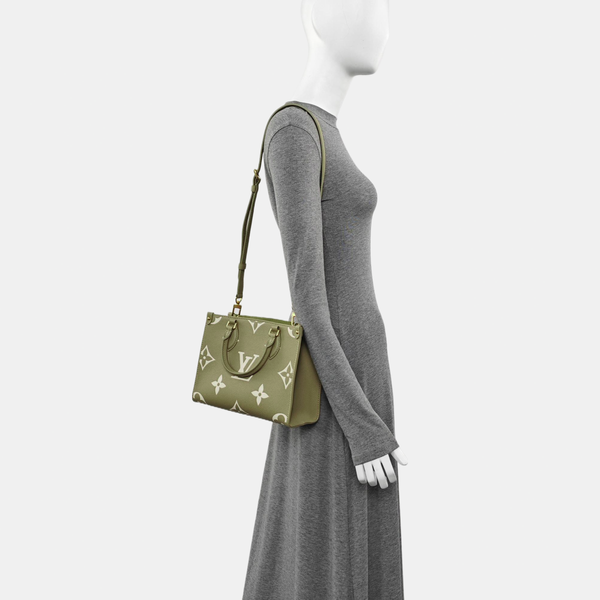 ONTHEGO PM Monogram Calfskin Green
