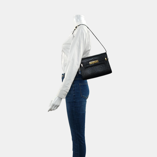 MANHATTAN Small Calfskin Black