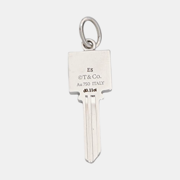 Tiffany Keys 18k Gold Silver Pendant