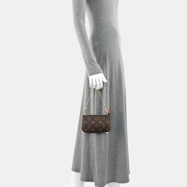 ACCESSOIRES Mini Monogram Coated Canvas Brown