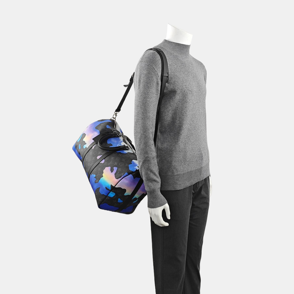 KEEPALL Monogram Coated Canvas Multicolor