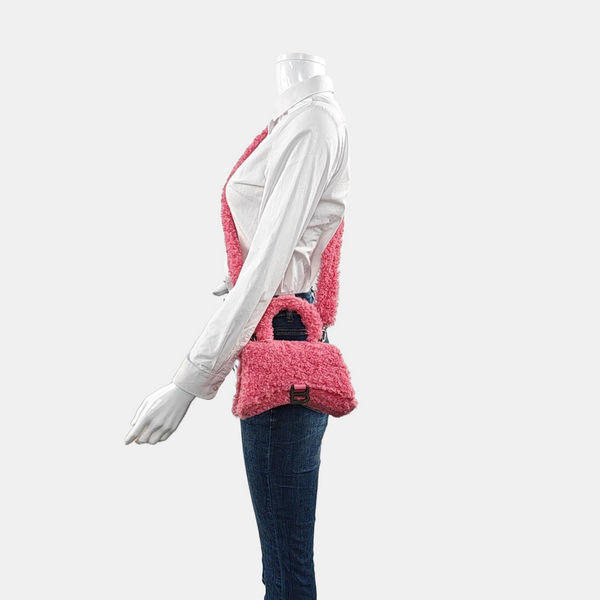 Hourglass Mini Sheepskin Pink
