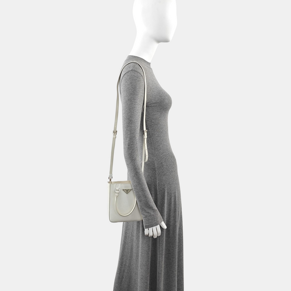 Calfskin Tote Bag Small White