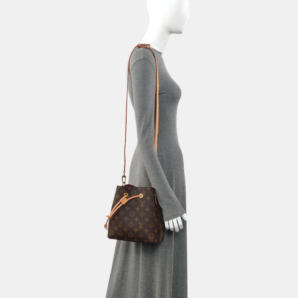 NÉONOÉ BB Monogram Coated Canvas Brown