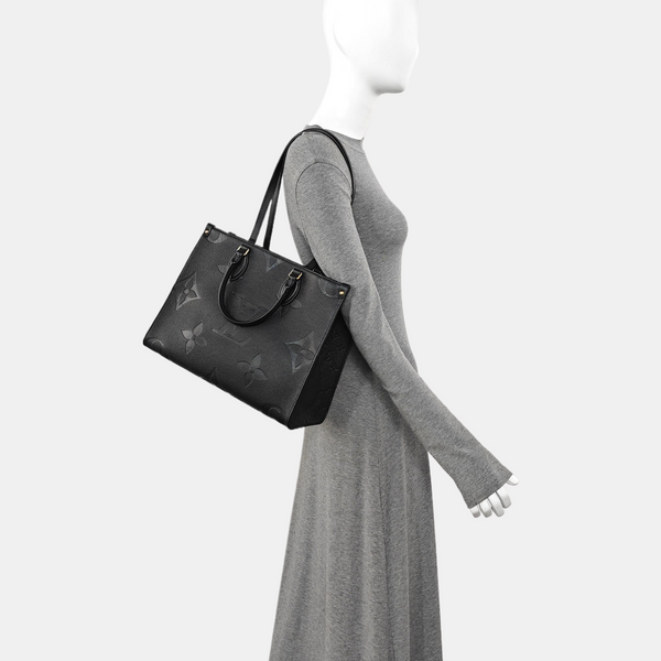 ONTHEGO MM Monogram Calfskin Black