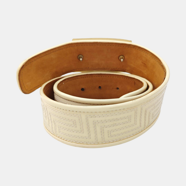 Leather Belt Yellow