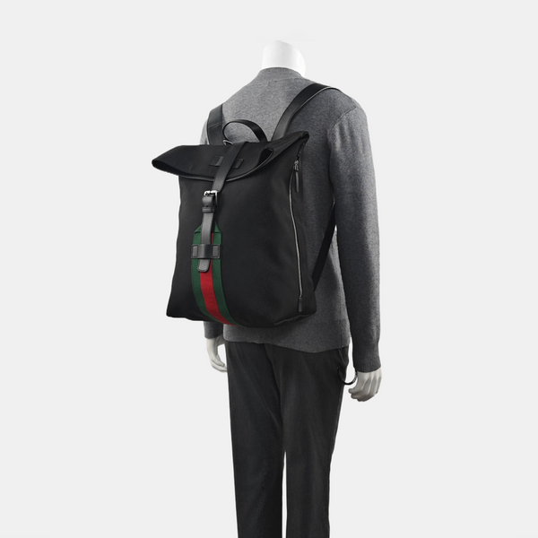 Fabric Backpack Black