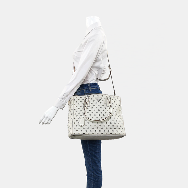 Calfskin Tote Bag White