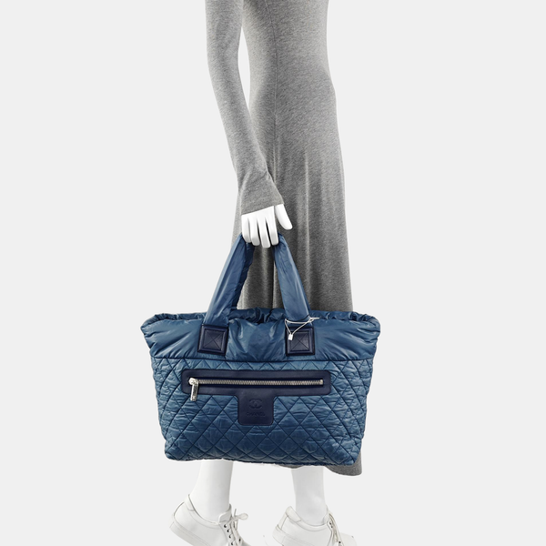 COCO COCOON Quilted Nylon Blue