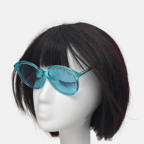 Blue Synthetic Sunglasses