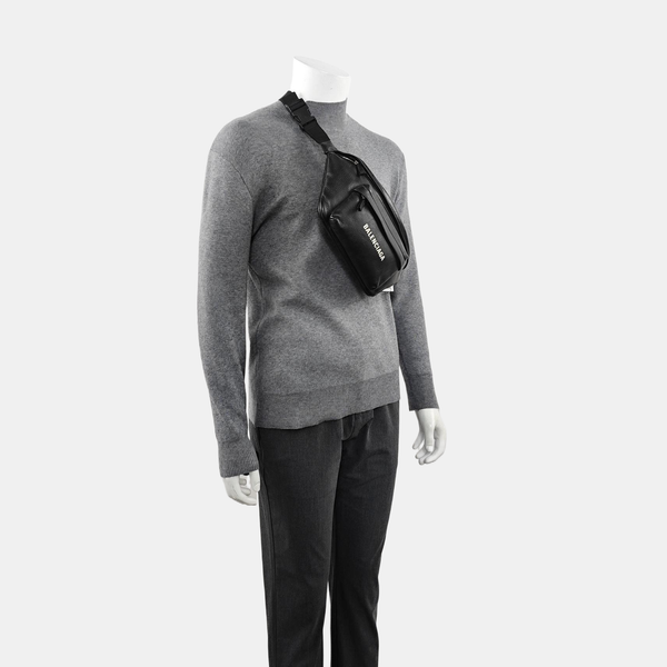 Calfskin Belt Bag Black