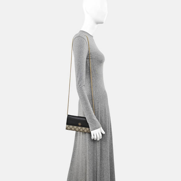 Monogram Canvas Shoulder Bag Beige