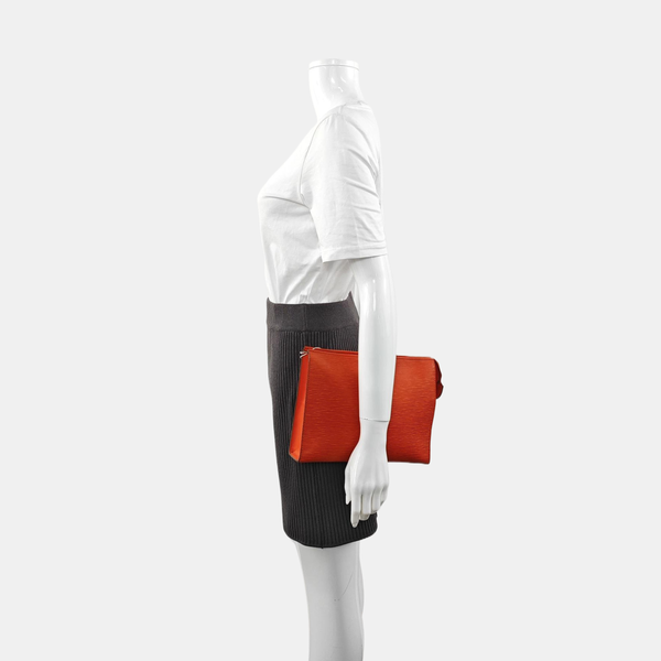 TOILET POCKET 26 Epi Orange