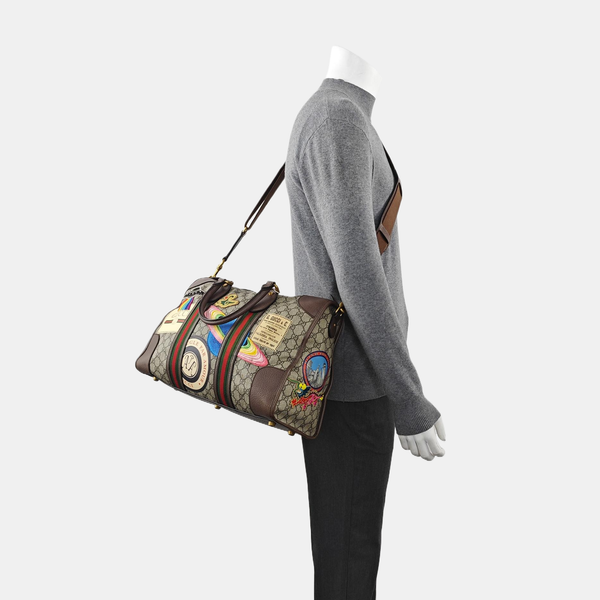 Courrier Monogram Coated Canvas Beige