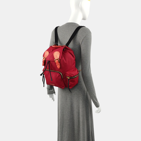 The Rucksack Medium Nylon Red