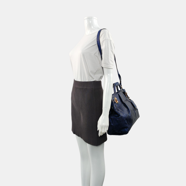 Gancio Calfskin Blue