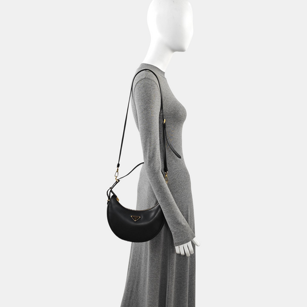 Calfskin Shoulder Bag Black