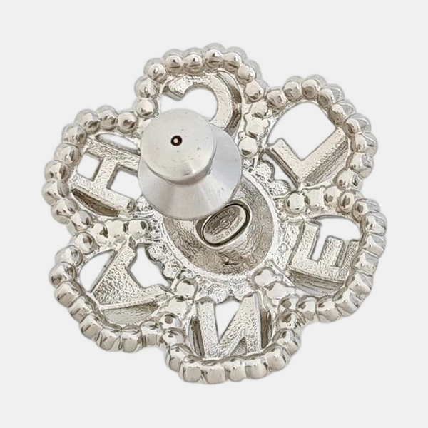 Metal Silver Brooch