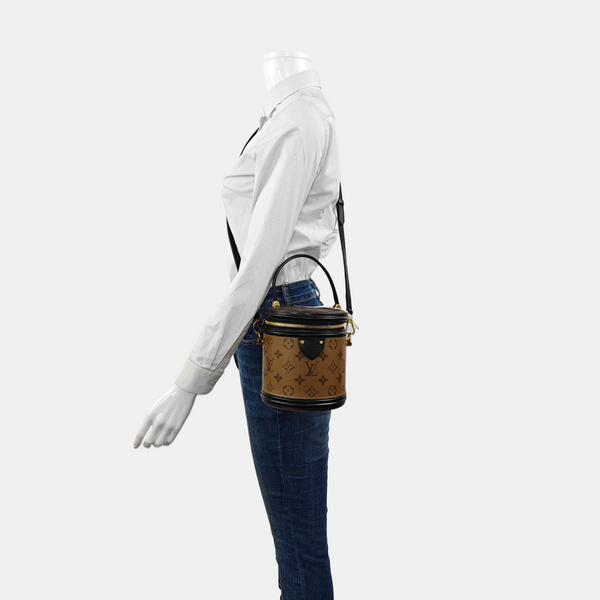 CANNES PM Monogram Coated Canvas Brown
