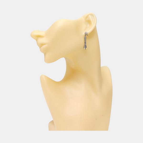 Metal Silver Stud Earrings