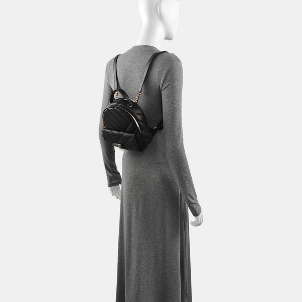 SERPENTI CABOCHON Small Quilted Calfskin Black