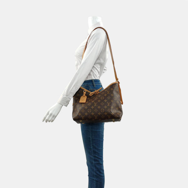 CARRYALL PM Monogram Coated Canvas Brown