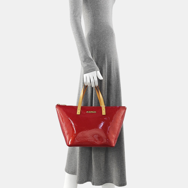BELLEVUE Monogram Patent Leather Red