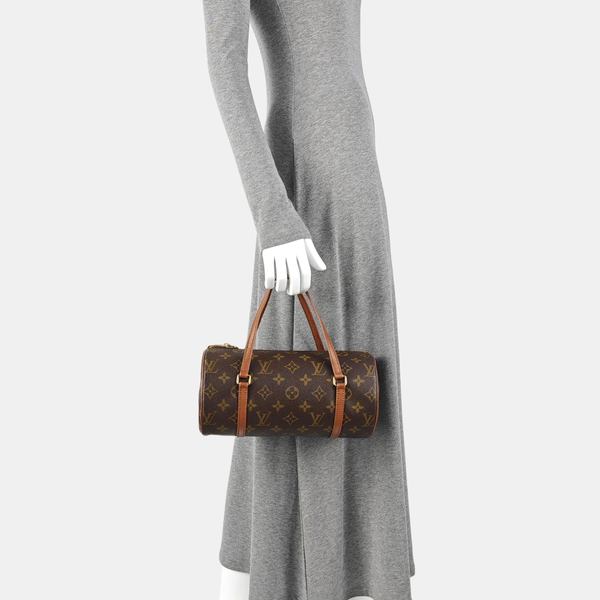 PAPILLON 26 Monogram Coated Canvas Brown