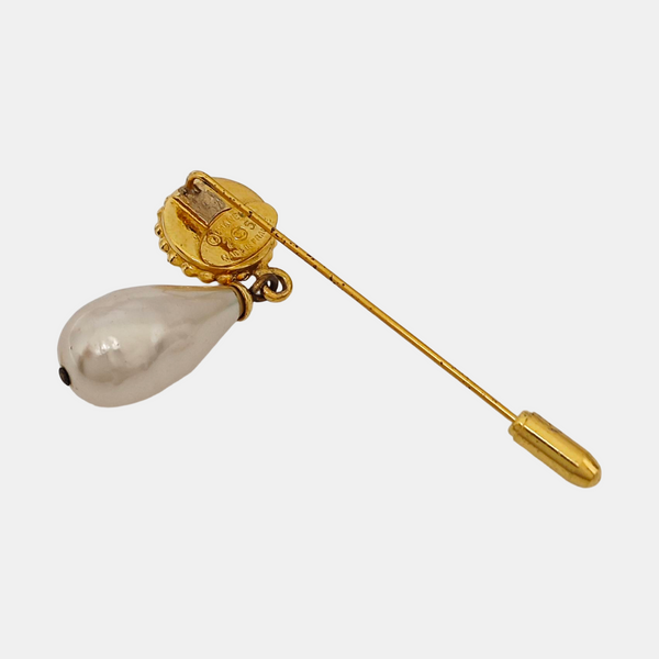 Metal Gold Brooch