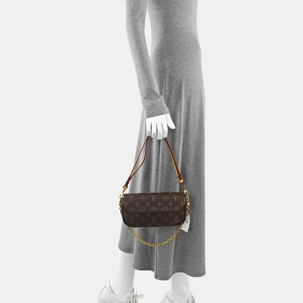 IVY Monogram Coated Canvas Brown
