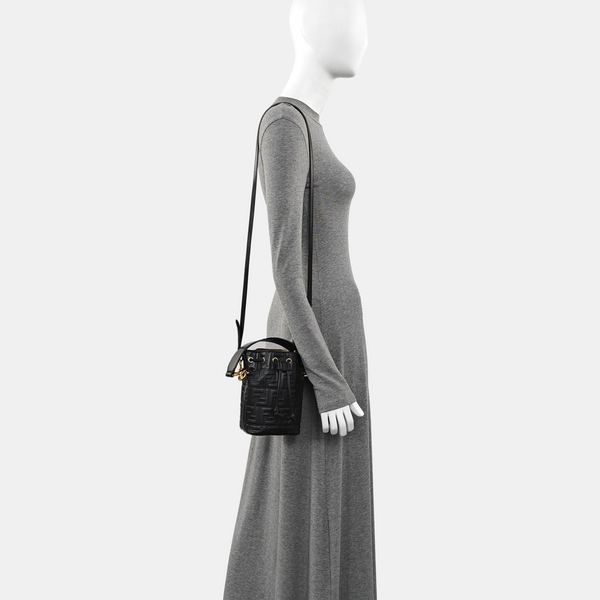 Mon Tresor Mini Calfskin Black