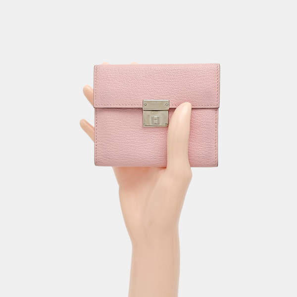Clic Chèvre Mysore Pink Card Holder