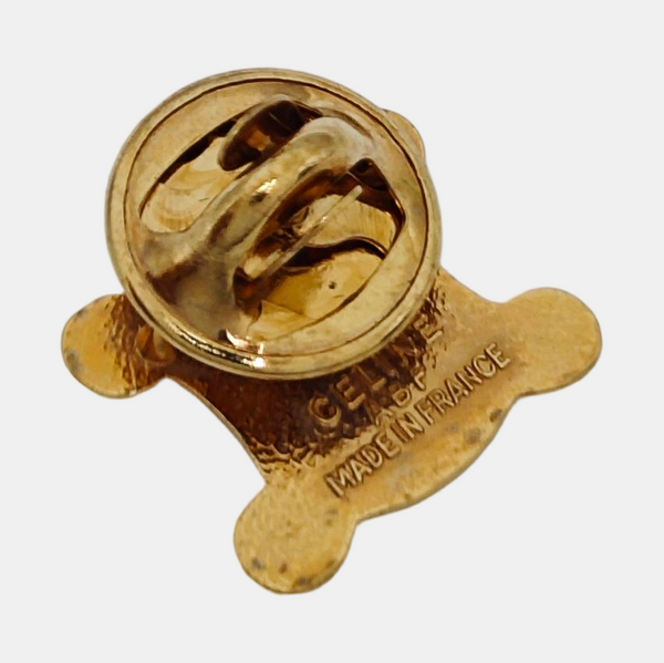 Metal Gold Brooch