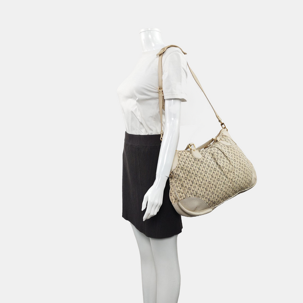 CROISETTE SAC MARINA Monogram Canvas White