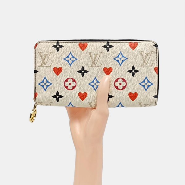 Monogram Coated Canvas Wallet White
