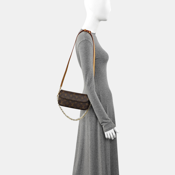 IVY Monogram Coated Canvas Brown