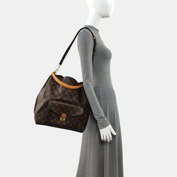MÉTIS Monogram Coated Canvas Brown