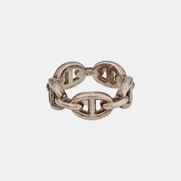 Chaine D'ancre Enchainee 925 Sterling Silver Ring EU 51