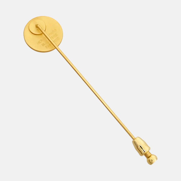 Metal Gold Brooch