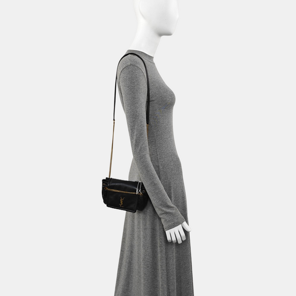 NOLITA Mini Quilted Lambskin Black