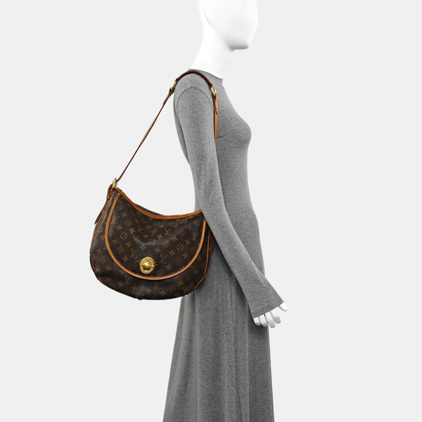 TULUM GM Monogram Coated Canvas Brown