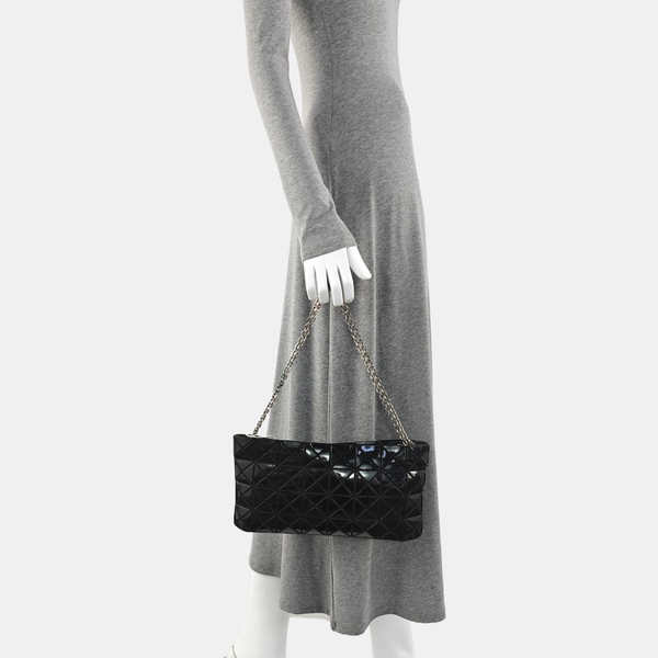Special Material Top Handle Bag Black