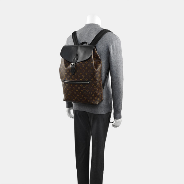 PALK Monogram Coated Canvas Brown