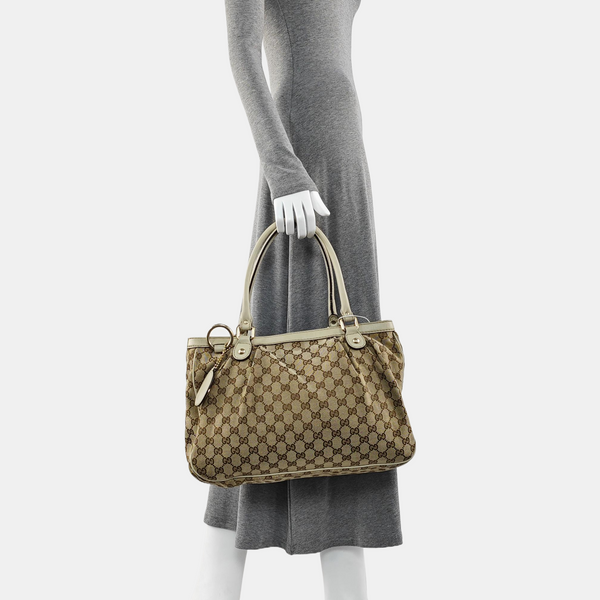 Sukey Monogram Canvas Brown