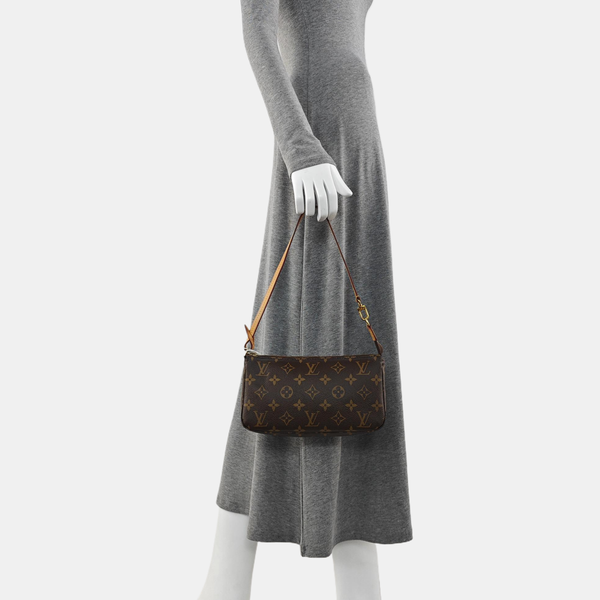 ACCESSOIRES Monogram Coated Canvas Brown