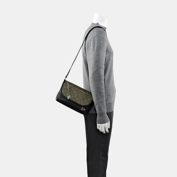 PULSE Monogram Coated Canvas Black
