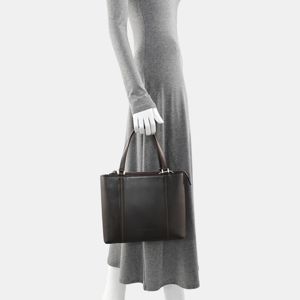 Calfskin Tote Bag Brown